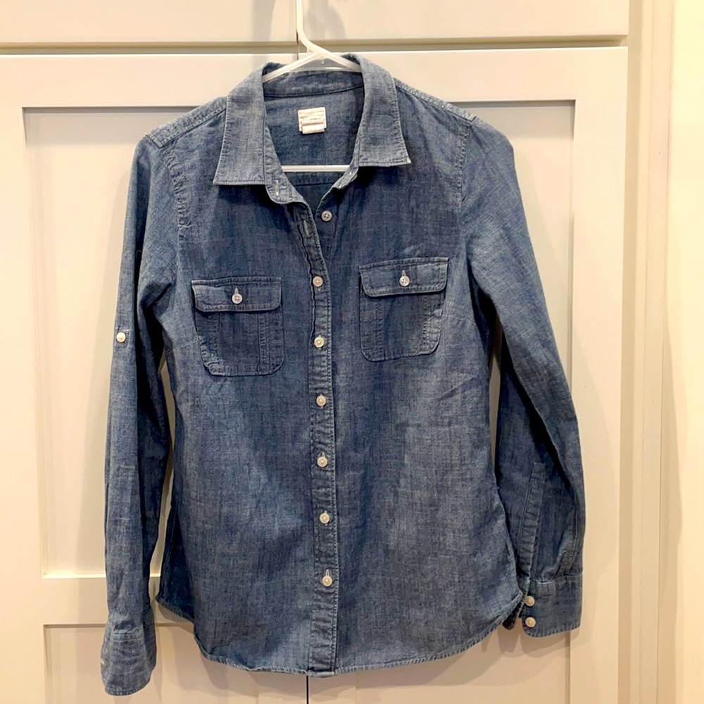 JCREW denim shirt size S
